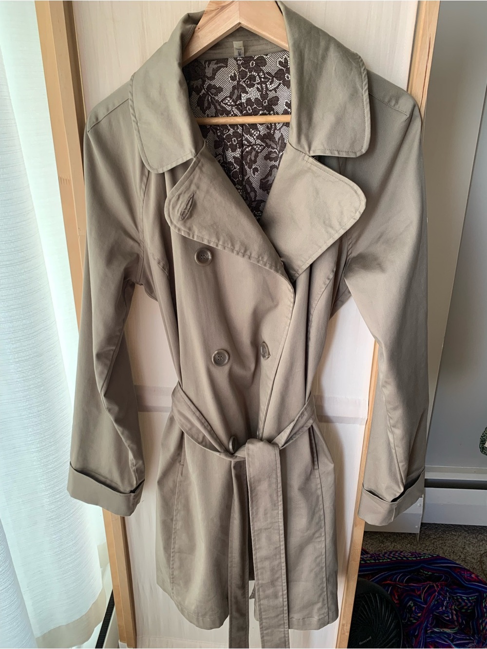 Vintage Jockey P2P Trench Coat Preppy Classic Casualwear